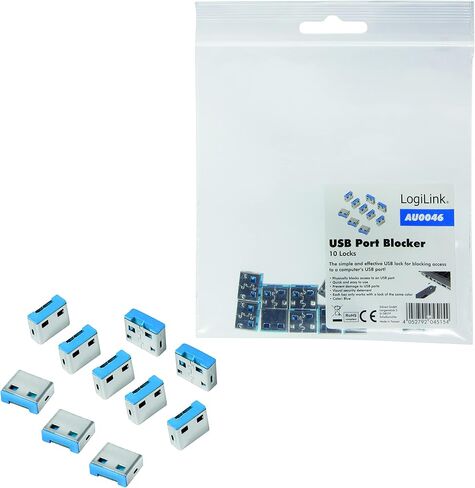 Logilink USB Port Blocker Lock Grey 10x Schlösser in Saudi Arabia