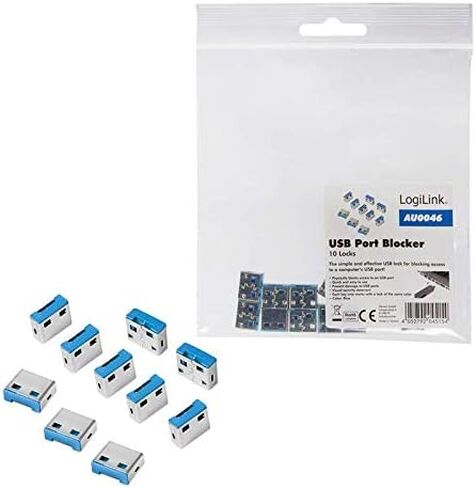 Logilink USB Port Blocker Lock Grey 10x Schlösser in Saudi Arabia