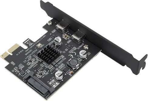 SUNGOOYUE USB 3.2 PCI Express Expansion Card Efficient High Speed 10Gbps Gen 2 for System, ASMedia ASM3142 for Desktop PC in Saudi Arabia