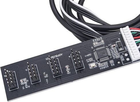 9Pin USB رأس ذكر 1 إلى 4 تمديد بطاقة 2.0 الفاصل كابلات الموصلات للوحة الأم محول ميناء مضاعف المحور الداخلي in Kuwait