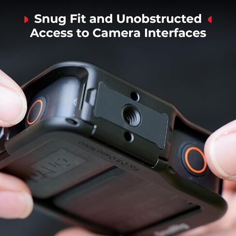 SmallRig Magnetic Mount for DJI Osmo Nano, for Insta360 GO 3S, with Neck Strap, Wrist Strap, Anti-Loss Hanging Hole Design, Neck Mount POV/Vlog Selfie in Saudi Arabia