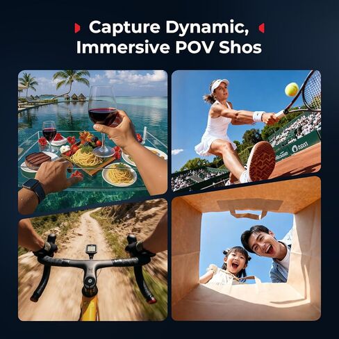 SmallRig Magnetic Mount for DJI Osmo Nano, for Insta360 GO 3S, with Neck Strap, Wrist Strap, Anti-Loss Hanging Hole Design, Neck Mount POV/Vlog Selfie in Saudi Arabia