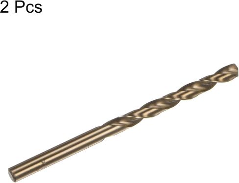 uxcell 10.1mm Dia HSS Cobalt Straight Round Shank Metric Twist Drill Bit Drilling Tool in Saudi Arabia
