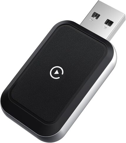 محول CarPlay اللاسلكي لهواتف iPhone، تحويل سلكي إلى لاسلكي، التوصيل والتشغيل، محول USB صغير، اتصال تلقائي سريع، متوافق مع iPhone 6+ (iOS 10+) و2016+ سيارات in Kuwait