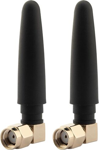 433Mhz Antenna SMA Male 3dBi Omnidirectional Thumb Antenna Short Range Mini Aerial for Ham Radio Signal Booster Wireless Repeater LoRa IoT Remote Walkie Smart Home Sensor (2 Pack) in Saudi Arabia