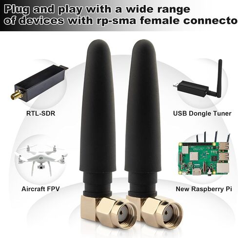 433Mhz Antenna SMA Male 3dBi Omnidirectional Thumb Antenna Short Range Mini Aerial for Ham Radio Signal Booster Wireless Repeater LoRa IoT Remote Walkie Smart Home Sensor (2 Pack) in Saudi Arabia