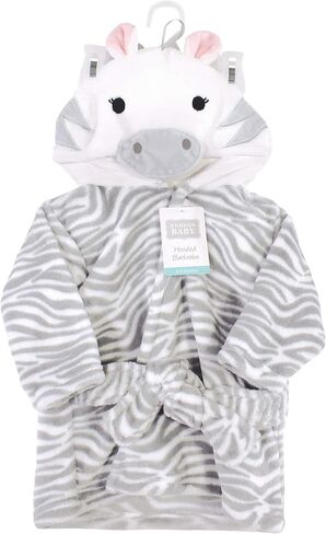Hudson Baby Unisex Baby Plush Animal Face Bathrobe, Woodland, 0-9 Months in Saudi Arabia