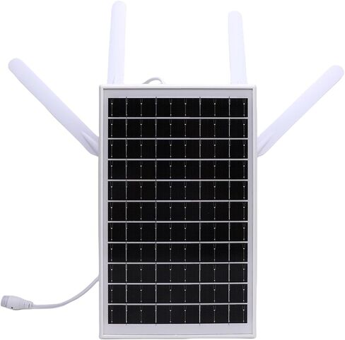 جهاز توجيه مودم 4G LTE يعمل بالطاقة الشمسية من Yoidesu، معزز إشارة موسع WiFi بالطاقة الشمسية IP66 مقاوم للماء 12 وات رقاقة رئيسية للتخييم RVs (هوائيات بيضاء) in Saudi Arabia