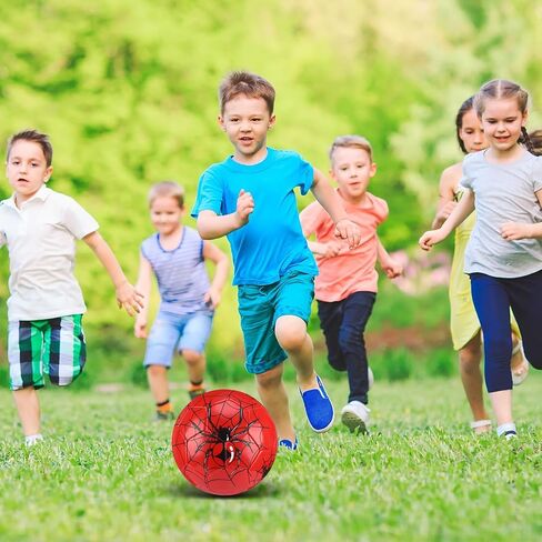 كرة القدم HyDren مقاس 3 للأطفال لطيف على شكل ديناصور كرتوني لكرة القدم لعبة كرة قدم رياضية ناعمة ومتينة للتدريب على ألعاب الأطفال الصغار في الهواء الطلق بما في ذلك مضخة العودة إلى المدرسة (ديناصور أحمر) in Kuwait