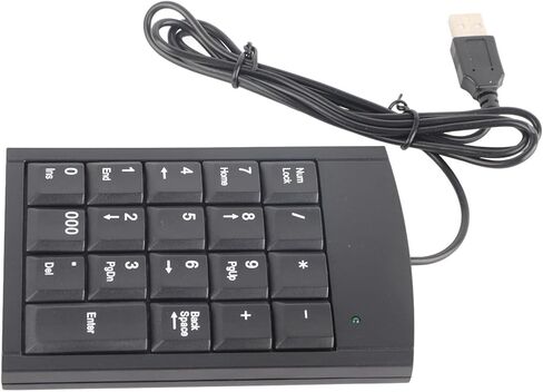 Brrnoo USB لوحات المفاتيح الرقمية، لوحة أرقام لوحة المفاتيح الرقمية لوحة المفاتيح الرقمية المحمولة البسيطة USB لوحة المفاتيح الرقمية لأجهزة الكمبيوتر المحمول in Saudi Arabia