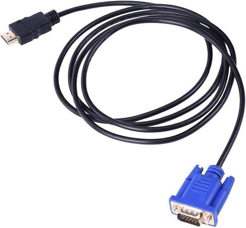 كابل 1.8 متر متوافق مع HDMI إلى V/GA ​​1080P HD مع كابل محول HDMI-متوافق مع كابل V/GA in Saudi Arabia