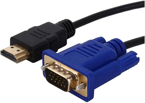 كابل 1.8 متر متوافق مع HDMI إلى V/GA ​​1080P HD مع كابل محول HDMI-متوافق مع كابل V/GA in Saudi Arabia