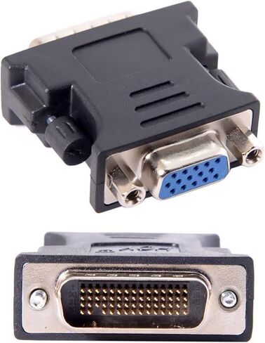 DMS 59Pin to DP Hd Male to 2 X V/GA DVI 24+5 Female Converter Adapter Video Splitter Cable for M>oni>tor System(59PIN-DVI-VGA) in Saudi Arabia
