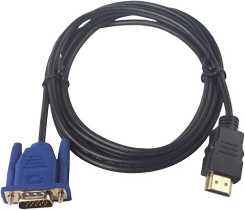 1.8/3m 1080P HDMI-متوافق مع V/GA ​​15Pin ذكر مهائي كابلات لـ HDTV HD LCD لتوصيل أجهزة عرض تلفزيون الكمبيوتر FC(3m) in Saudi Arabia