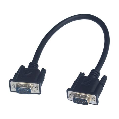 30 سنتيمتر الخامس/GA كابل قصير HD كامل 15 دبوس ذكر إلى ذكر RGB كابلات الحبل سلك خط النحاس الأساسية للكمبيوتر جهاز كمبيوتر م> أوني> تور العارض in Kuwait