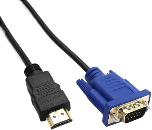 HDMI-Compatible to V/GA Cable Male to 1.8M Video Adapter Only for HD Player to HDTV Hardware in Saudi Arabia