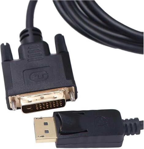 Connecting DP to V/GA Cable Extension Cable 24+1 Pin DisplayPort to V/GA Adapter 1.8m DP to DVI Conversion HD Video Cable in Saudi Arabia
