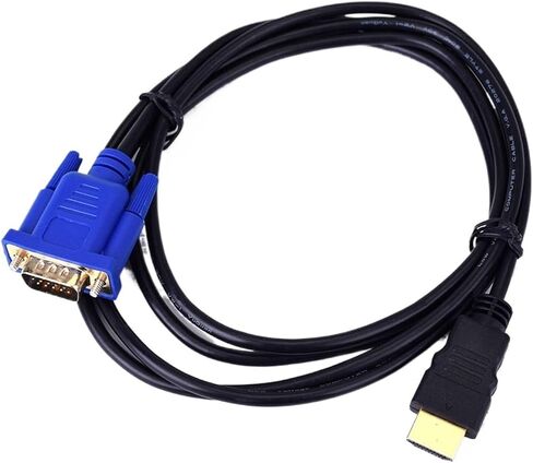 1.8M HDM-CompatibleI to V/GA Cable HD 1080P HDMI Male to V/GA Male Video Converter Adapter for PC S10 HDTV to V/GA Cable in Saudi Arabia