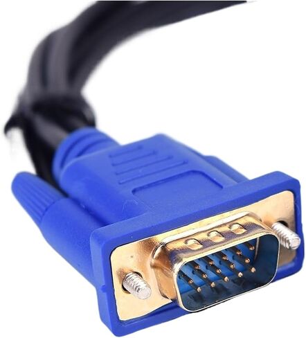 1.8M HDM-CompatibleI to V/GA Cable HD 1080P HDMI Male to V/GA Male Video Converter Adapter for PC S10 HDTV to V/GA Cable in Saudi Arabia