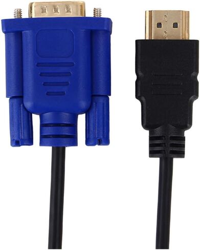 1.8M HDM-CompatibleI to V/GA Cable HD 1080P HDMI Male to V/GA Male Video Converter Adapter for PC S10 HDTV to V/GA Cable in Saudi Arabia