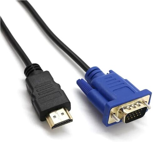 1pcs HDMI-Compatible to V/GA Cable Male to 1.8M Video Adapter Only for HD Player to HDTV in Saudi Arabia