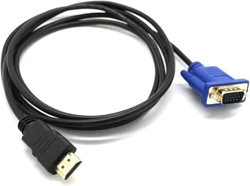 1pcs HDMI-Compatible to V/GA Cable Male to 1.8M Video Adapter Only for HD Player to HDTV in Saudi Arabia