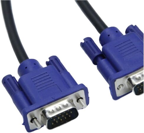 1.5M V/GA to V/GA Cable 15 Pin Male to Male Extension Converter Connector for Computer M>oni>tor Projector PC TV Adapter(3m) in Saudi Arabia