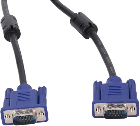 1.5M V/GA to V/GA Cable 15 Pin Male to Male Extension Converter Connector for Computer M>oni>tor Projector PC TV Adapter(3m) in Saudi Arabia