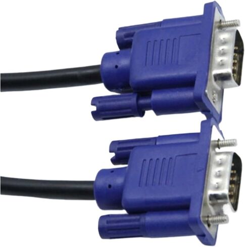 1.5M V/GA to V/GA Cable 15 Pin Male to Male Extension Converter Connector for Computer M>oni>tor Projector PC TV Adapter(3m) in Saudi Arabia
