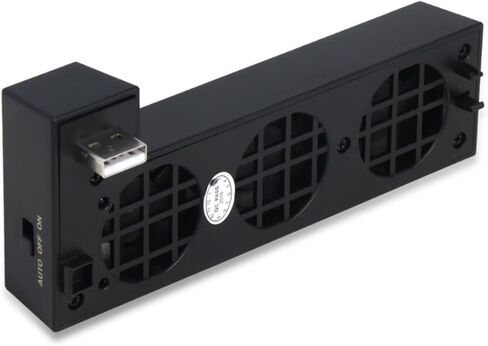 ARTIBETTER 1pc Temperature Control Fan for One x Cooling for Game Machines Efficient Heat Dissipation Enhanced Gaming Black Color in Saudi Arabia