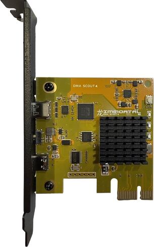 IMMORTAL DMA Card (XC7A35T) – PCILeech Compatible FPGA Board | USB-C/PCIe Direct Memory Access | Pre-Flashed Custom Firmware | Up to 275 MB/s | USB Firmware-Upgradable Artix-7 DMA Scout in Saudi Arabia