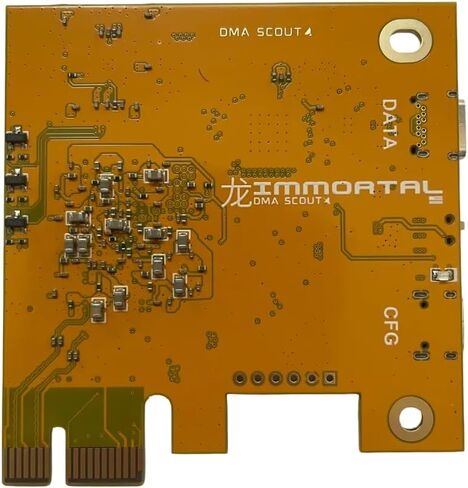 IMMORTAL DMA Card (XC7A35T) – PCILeech Compatible FPGA Board | USB-C/PCIe Direct Memory Access | Pre-Flashed Custom Firmware | Up to 275 MB/s | USB Firmware-Upgradable Artix-7 DMA Scout in Saudi Arabia
