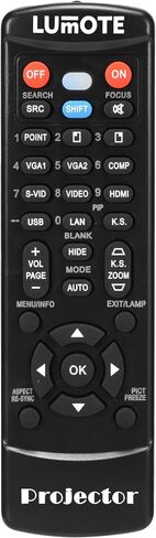 Replacement Remote for NEC NP-PA500U NP-PA550W PA600X PA500X PA853W-41ZL Projector Black in Kuwait
