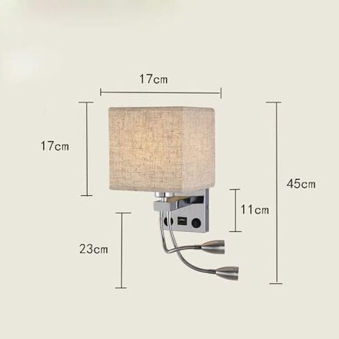 Adjustable Gooseneck E27 Socket Lamp with USB Port & Double Switches - Versatile Beige Desk Light for Home Office, Reading, and Nightstand Use in Saudi Arabia