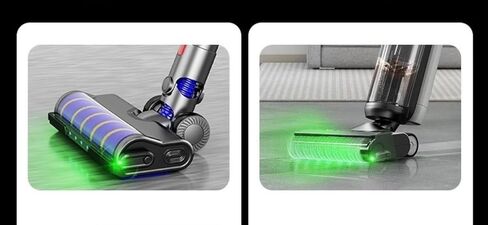 ترقية شحن USB، شاشة عرض الغبار، مكنسة كهربائية، ملحقات تنظيف الأرضيات، ضوء أخضر in Saudi Arabia