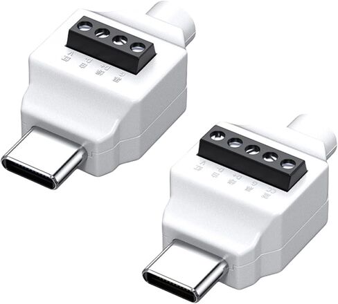 USB نوع C ذكر إلى 5Pin/4pin موصلات محطة لحام للأسلاك السريعة وإصلاح الأجهزة فقط Supprt 65W شحن USB C موصلات لحام in Saudi Arabia