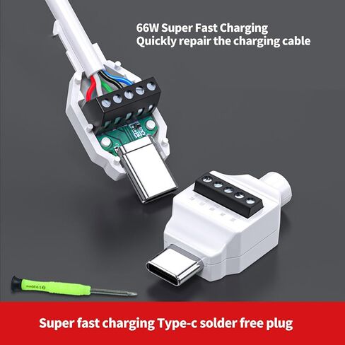 USB نوع C ذكر إلى 5Pin/4pin موصلات محطة لحام للأسلاك السريعة وإصلاح الأجهزة فقط Supprt 65W شحن USB C موصلات لحام in Saudi Arabia