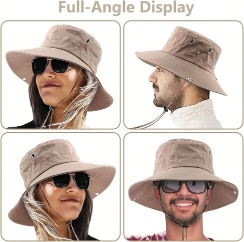 Sun Hat for Men & Women, UPF 50+ Boonie, Foldable UV Protection for Hiking, Fishing, Beach & Travel in Saudi Arabia