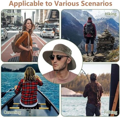 Sun Hat for Men & Women, UPF 50+ Boonie, Foldable UV Protection for Hiking, Fishing, Beach & Travel in Saudi Arabia