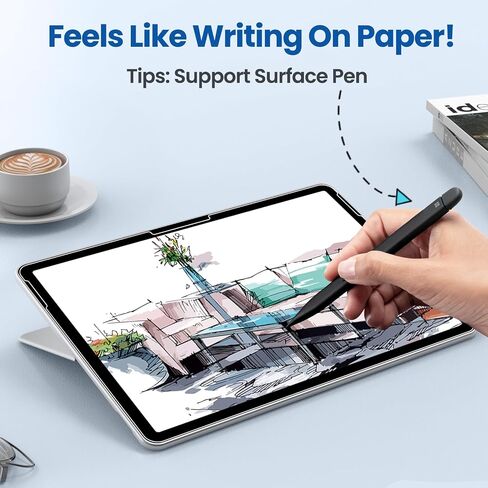 MoKo 2-Pack Paper Screen Protector for New Microsoft Surface Pro 12 inch 2025, Anti-Glare Anti Scratch Writable PET Film for Surface Pro 12-Inch, Compatible with Surface Pen, Matte in Saudi Arabia