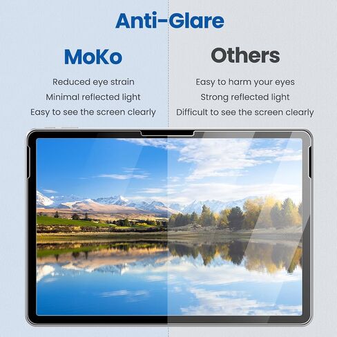 MoKo 2-Pack Paper Screen Protector for New Microsoft Surface Pro 12 inch 2025, Anti-Glare Anti Scratch Writable PET Film for Surface Pro 12-Inch, Compatible with Surface Pen, Matte in Saudi Arabia