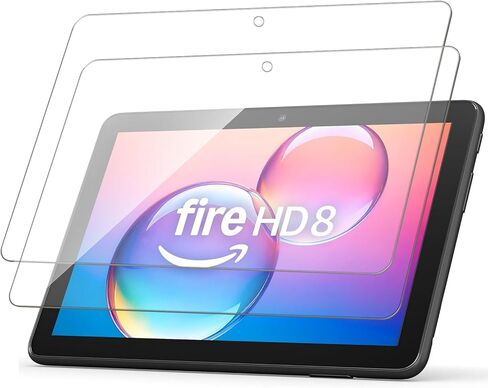 Screen Protector for 8 Kids/Pro Tablet (2024/2022/2020 Version), Tempered Glass, High Definition, 9H Hardness [2 Pack] (8 Kids/Pro) in Kuwait