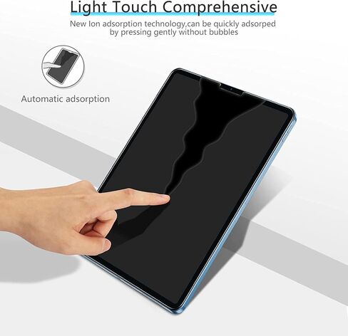واقي شاشة ورقي من OMOTON PAPERSENSE مكون من قطعتين لجهاز iPad Pro 11 بوصة M5 M4 (الجيل السادس والخامس، 2025/2024)، فيلم PET غير لامع مع صينية خالية من الغبار، ارسم مثل الورق، فائق الاستجابة، متوافق مع قلم Apple in Saudi Arabia