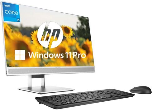 كمبيوتر مكتبي HP EliteOne 800 G4 الكل في واحد 23.8 بوصة FHD، Core i5-8400، 16 جيجابايت DDR4 RAM 512 جيجابايت SSD، ماوس ولوحة مفاتيح، HDMI، Type-C، Windows 11 Pro 64Bit (متجدد) in Saudi Arabia