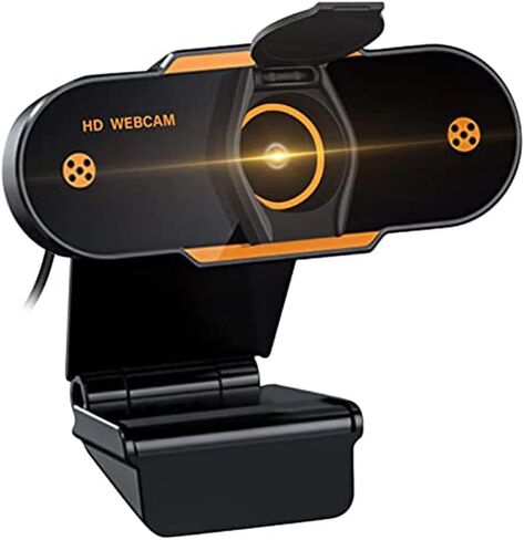 2K Webcam, 2021 Upgraded Full HD Web Camera for Computer with Privacy Cover, USB Web cam with Microphone Auto Focus webcams for Teaching, Online Conference, Video Calling Plug& Play in Saudi Arabia