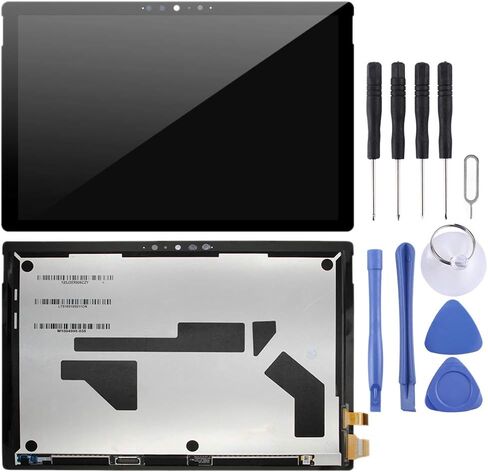 قطع غيار الكمبيوتر المحمول شاشة LCD OEM لجهاز Microsoft Surface Pro 7 1866 مع ملحقات التجميع الكامل للمحول الرقمي (أسود). in Saudi Arabia