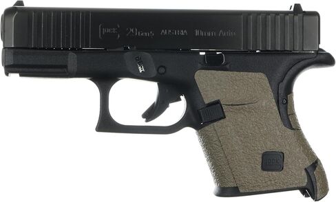 مقابض Talon - مقبض لاصق لـ Glock 29، 29SF، 30، 30S، 30SF، 36 - صنع في الولايات المتحدة الأمريكية - سهل التركيب، رفيع للغاية، جر فائق، يعمل في جميع الظروف in Kuwait