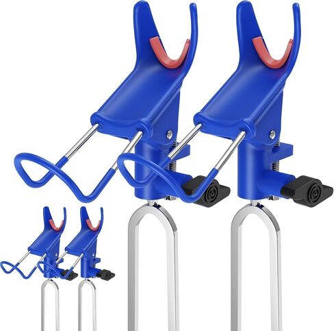 2 Pack-Dzmaker Upgraded Rod Pole Holders for Bank Fishing，Fishing Rod Holder Ground，360 Degree Adjustable，Folding Catfishing Equipment in Saudi Arabia