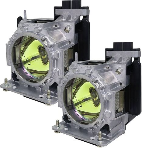 Jaspertronics™ OEM ET-LAD310W المصباح والمبيت TwinPack لأجهزة عرض باناسونيك ذات المواصفات الأصلية ومصباح كامل العمر بالداخل - ضمان لمدة عام in Saudi Arabia
