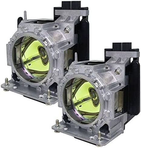 Jaspertronics™ OEM ET-LAD310W المصباح والمبيت TwinPack لأجهزة عرض باناسونيك ذات المواصفات الأصلية ومصباح كامل العمر بالداخل - ضمان لمدة عام in Saudi Arabia
